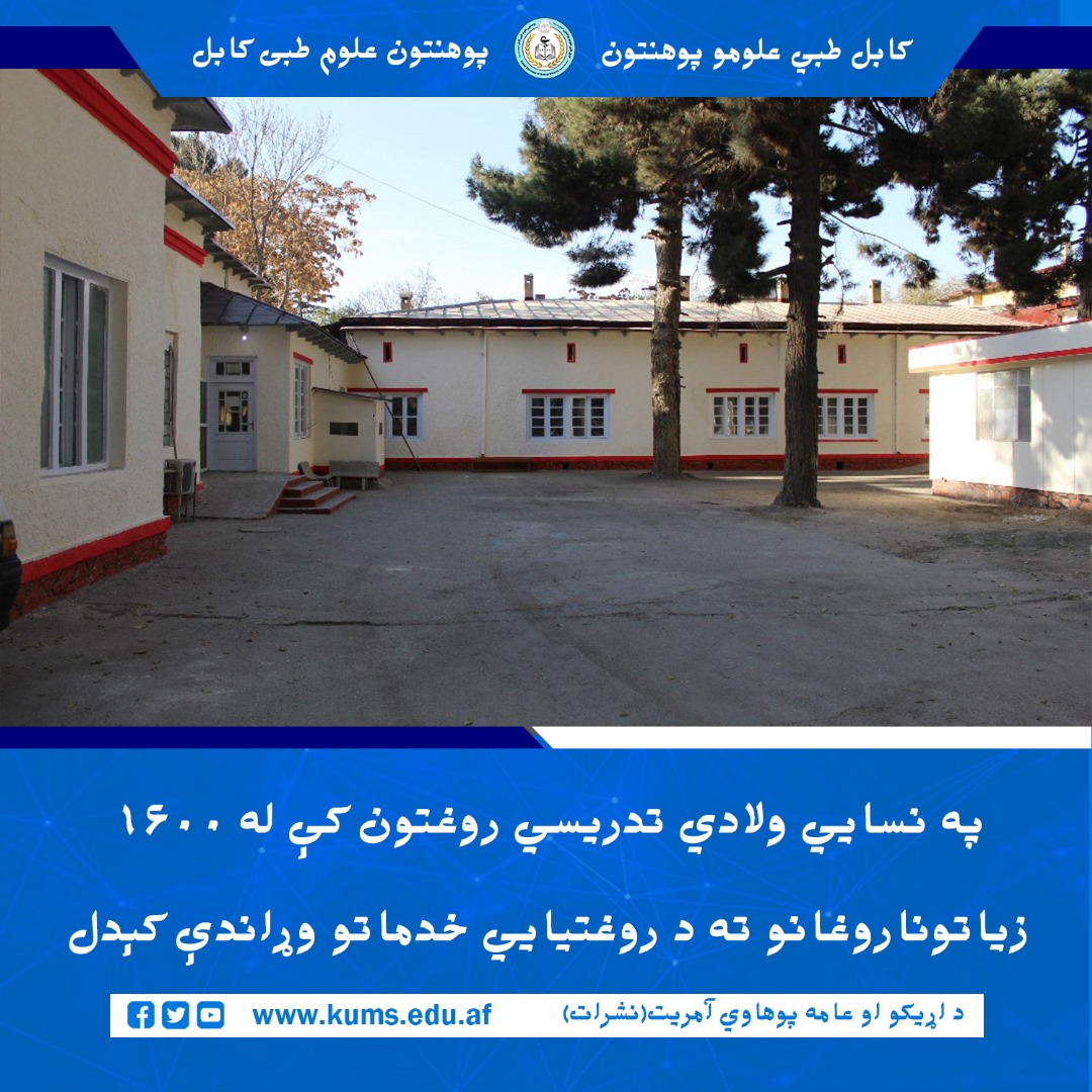 بر اساس معلومات ارائهشده از سوی مسؤولان شفاخانه تدریسی نسایی ولادی، این شفاخانه در جریان ماه جوزا سال روان هجری شمسی به تعداد ۱۶۲۰ بیمار خدمات صحی ارائه کرده است.