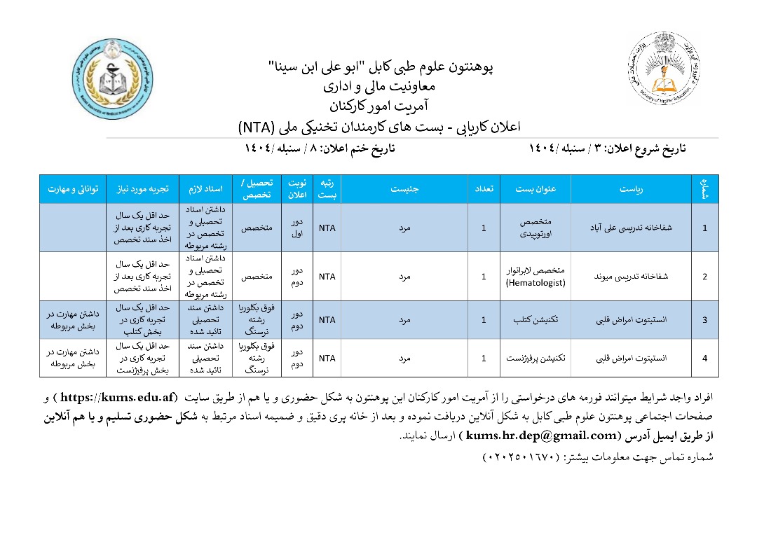 اطلاعیه!